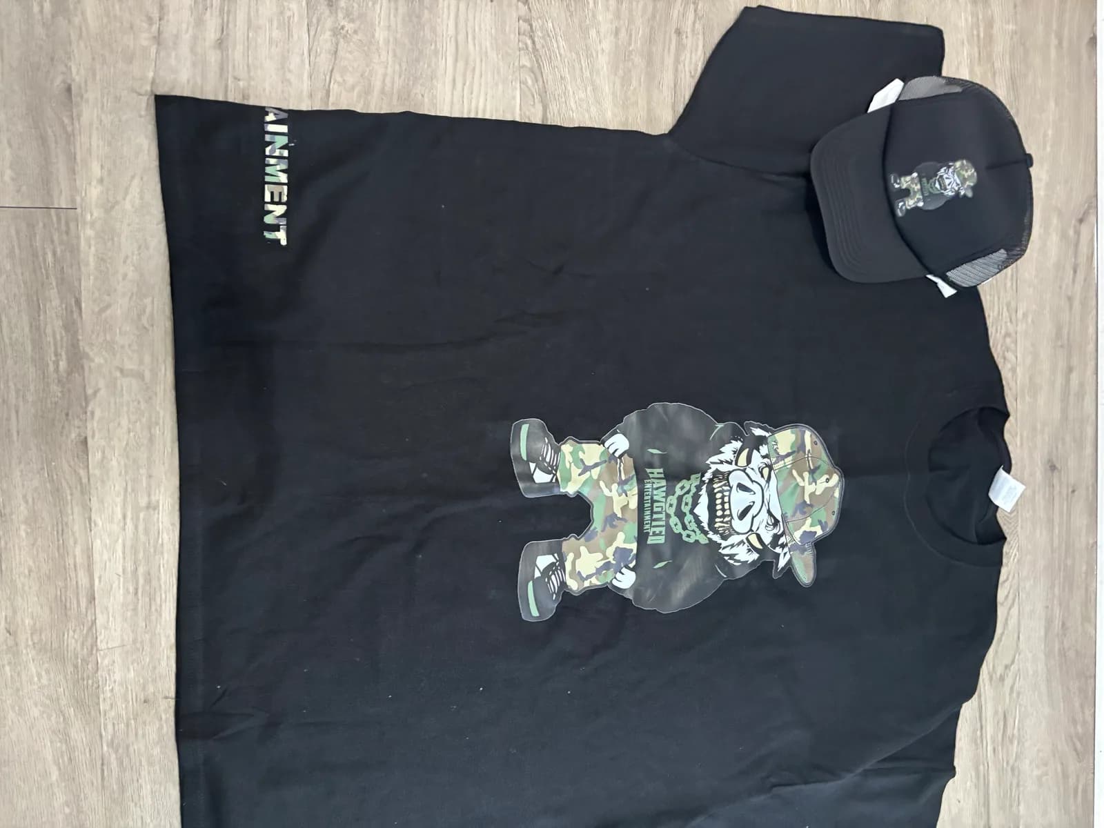 HAWG MASCOT TEE — CAMO (front)