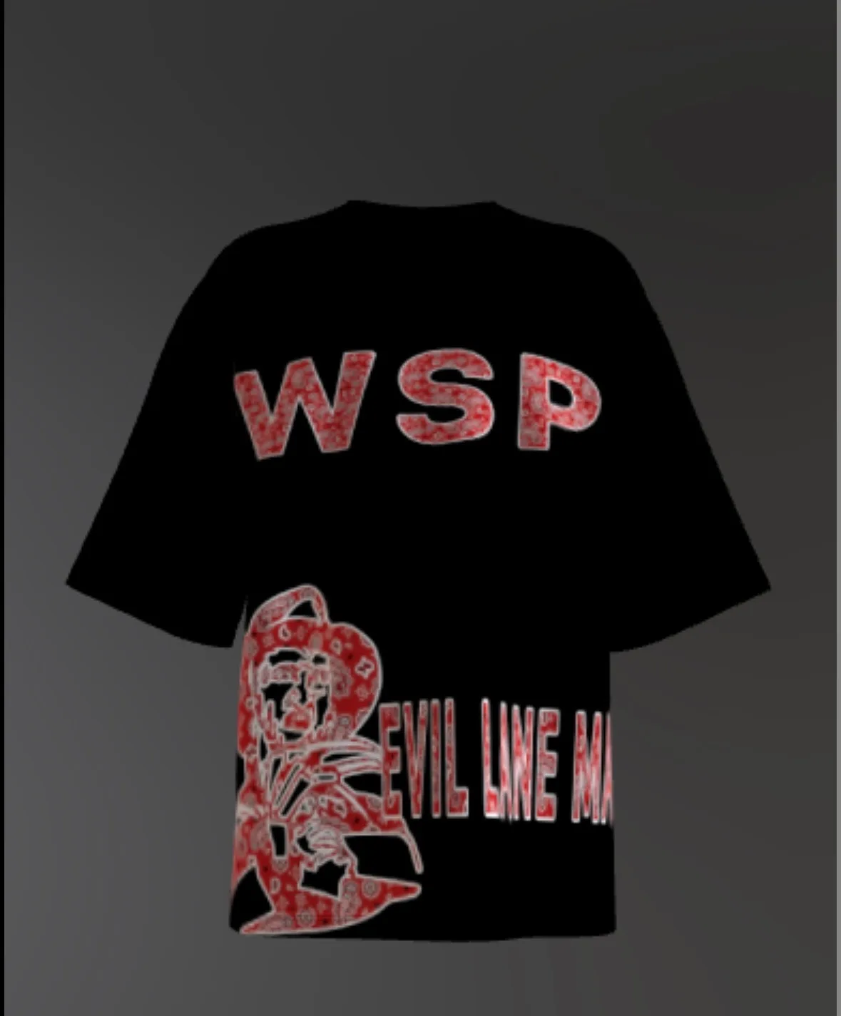 WESTSIDE TEE — BLACK (front)